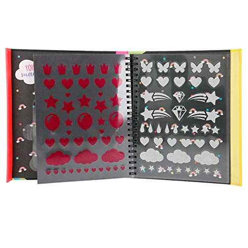 Depesche 10331 Neon Malbuch Set mit 5 Fasermalern, Ylvi and the Minimoomis, ca. 20 x 16,4 x 2,7 cm – Bild 6