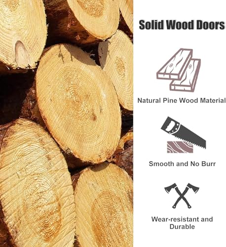 Portes de séparation faites à la main en bois brut pour optimiser l'espace