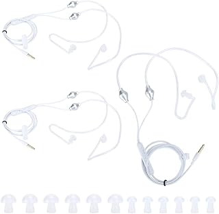 Vikye 3Set Mobile Phone Earphone, Fashion Air Duct Headset, Ergonomic Design Headset with Line Control Function Compatible for 3.5mm Interface Mobile Phone