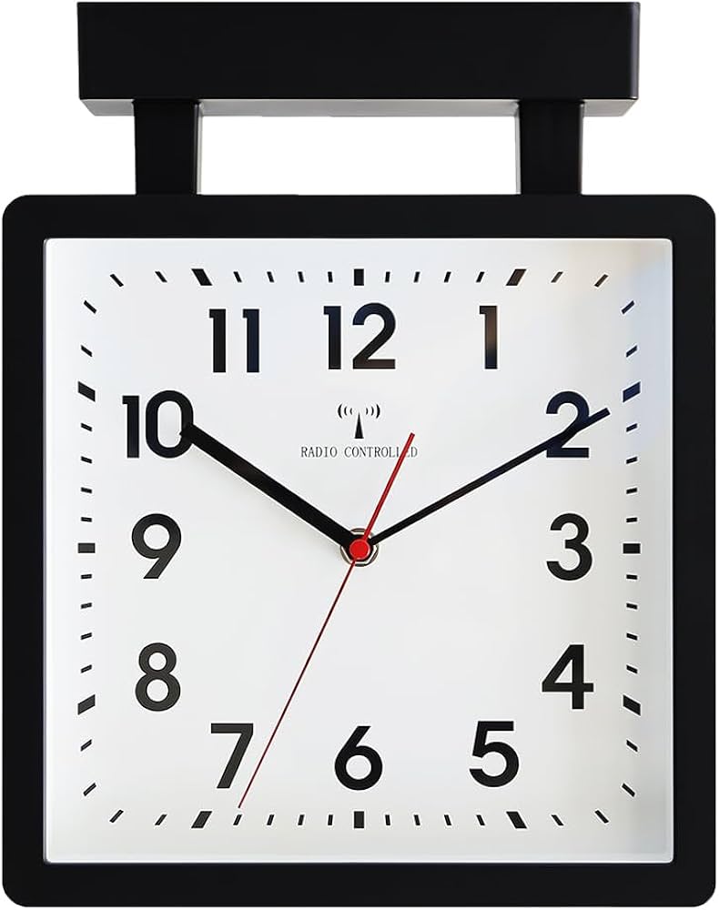 Amazon.co.jp: ベスタイム(BESTIME) RC295A 両面壁掛け時計 掛け時計