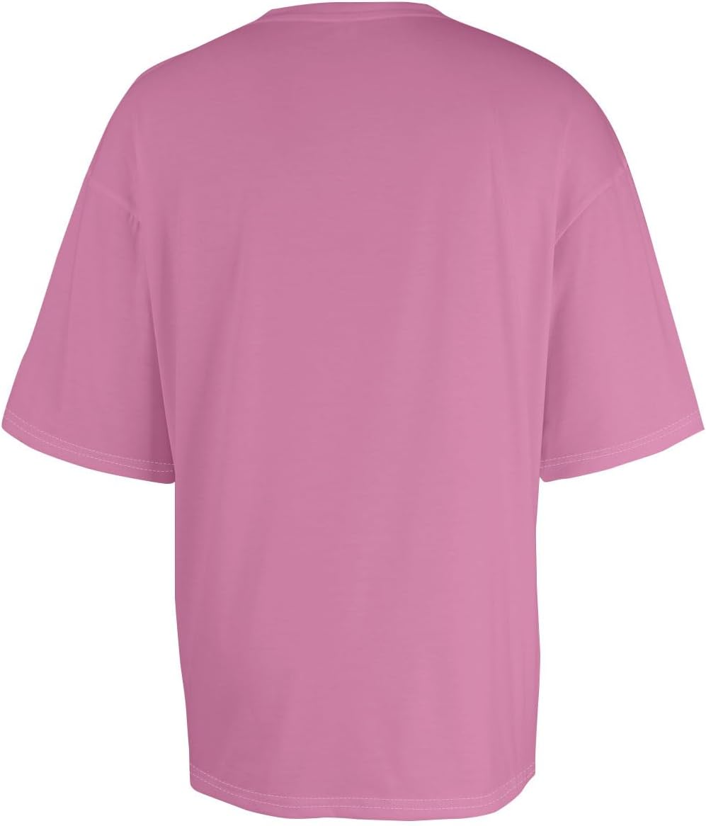 Men's Big and Tall Shirts, Casual Short Sleeve Crewneck Solid T-Shirts Summer Lightweight Tees, S-5XL