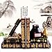 Bellaa 25389 Bookends Antiques Pen Ink Lamp Magical Oldworld Liabrary Office Book Ends for Shelves Stopper Vintage Collection Heavy Duty ＆ Sturdy Non-Skid