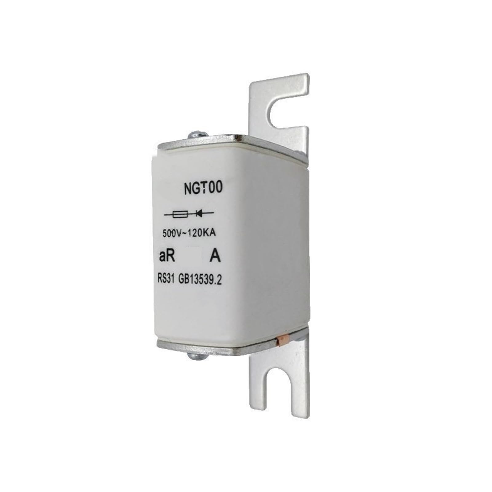 Fusible NGT00-25A à tube carré enfichable pour armoire électrique