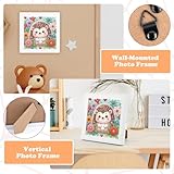 Viart Hedgehog Diamond Art Kit with Frame - Hedgehog Diamond Painting Kits, Animal Small Diamond Art Kits, Easy DIY Crystal Mosaic Kits for Gifts (7x7inch) - Image 4