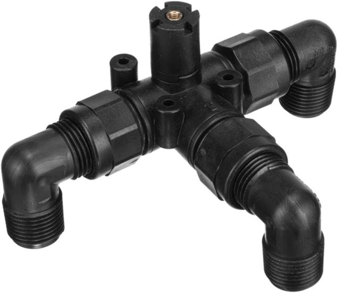 B&B Molders 94135 Three-Way Diverter Valve with 1/2" Thread for Nautilus Panel