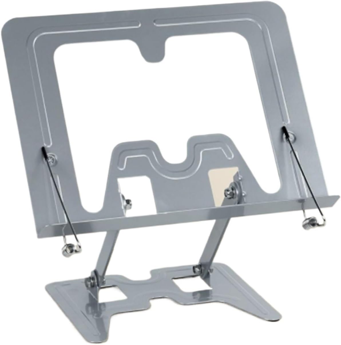 Recipe Holder Adjustable Shelf with Page Holder Foldable Recipe Bookcase for Placing Cookbooks and Tablets Cooking Helper(G)