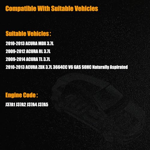 Image of AUCERAMIC HS26587PT Engine Cylinder Head Gasket Set Fit for 2010-2013 Acura MDX ZDX 2009-2012 RL 2009-2014 TL 3.7L 3664CC V6 Gas SOHC J37A1 J37A2
