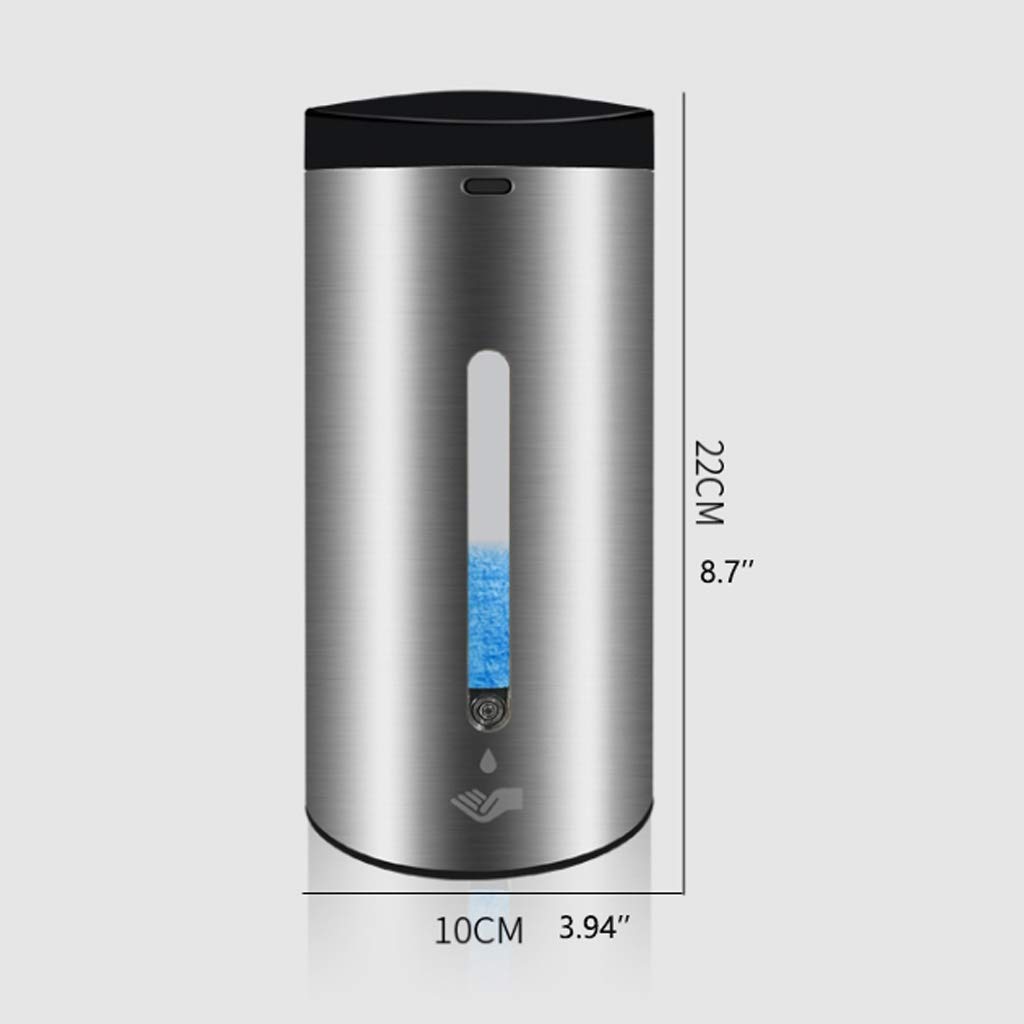ZAW Seifenspender Wall Mounted Automatischer Seifenspender Infrarot-Bewegungs-Sensor Touchless Handsfree Automatische Flüssigseife for Home Office Schule Soap Dispenser (Größe : 650ml)