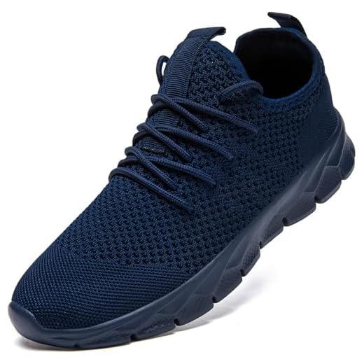 YITUHIO Mens Running Shoes Fashion Sneakers for Walking, Runner,Tennis Shoes,Blue,Mens Size 10