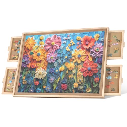 BuilderButler 1000 Pieces Rotating Puzzle Board