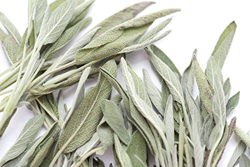 KOSHER BURNING Sage CRUSHED Leaves - Smudged and Rubbed for Incense Salvia officinalis Herbs For Tea (1 Pound)