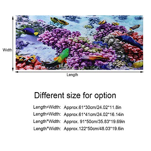 Sfondo Acquario 3D, Sfondo Acquario Rettile PVC