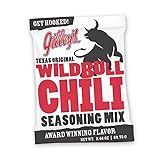Gilley's Wild Bull Chili Seasoning Mix - Award-Winning Chili Mix, Authentic Texas Seasoning - 6 Pack