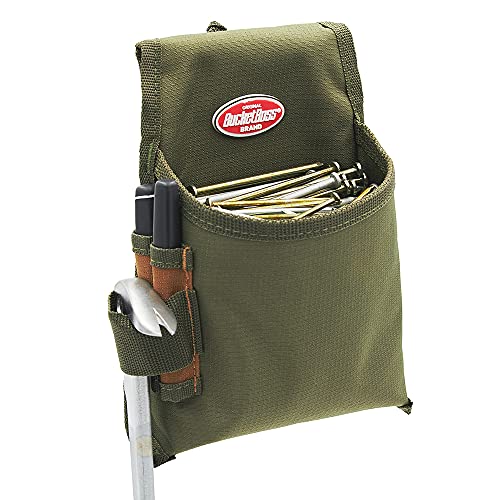 Bucket Boss Fastener Tool Pouch With Flapfit In Brown, 54160, Green #TOP6