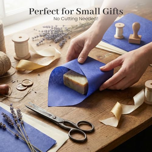 Image of Koogel 330 Sheets Navy Blue Tissue Paper, 14 X 10 inches
