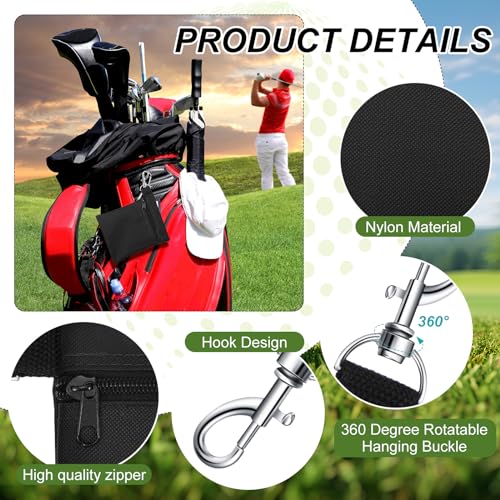WILLBOND 12 Pcs Golf Tee Bag