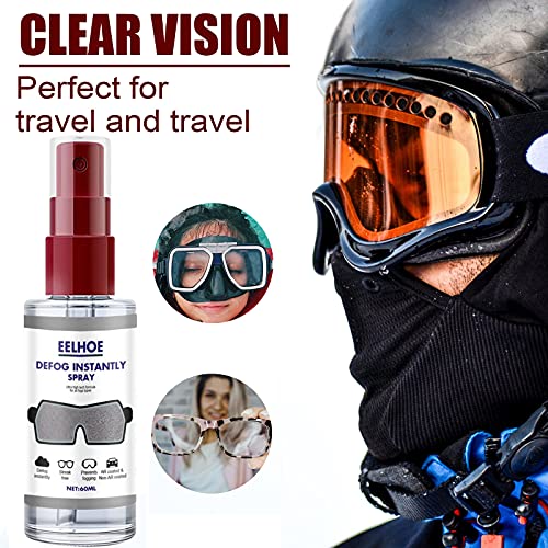 Colcolo Desembaciador de Lentes em Spray Antiembaçante para óculos, Protetor Facial, Limpador de ócu