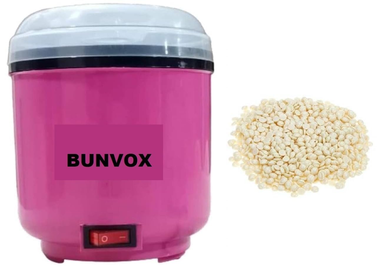 BUNVOX™ Wax Heater for Waxing | Wax Machine for Waxing with Manual Operated On/Off Switch | Wax Heater for Waxing for Women (Wax Heater + Wax Beans 100gm) (B0D9LR2HPP) Amazon Price History, Amazon Price Tracker