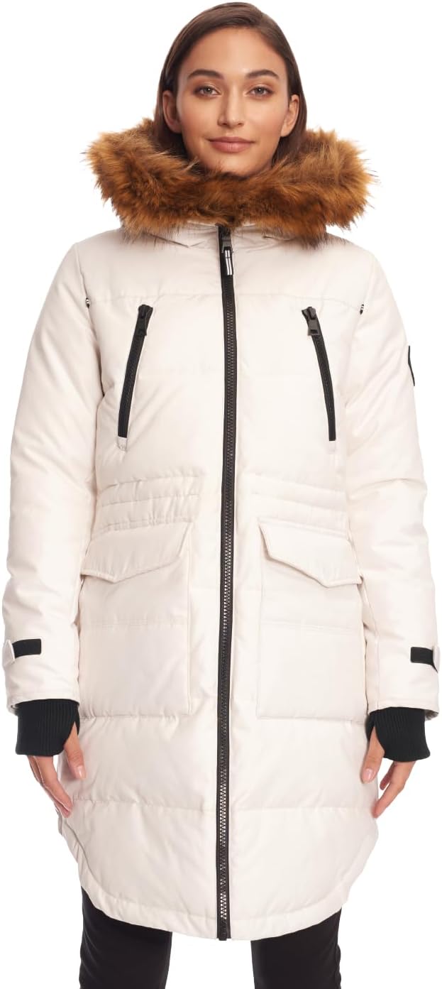 ALPINE NORTH Women’s Vegan Down Drawstring Winter Parka – Water Repellent, Windproof, Insulated Jacket with Faux Fur Hood ALPINE NORTH Women’s Vegan Down Drawstring Winter Parka – Water Repellent, Windproof, Insulated Jacket with Faux Fur Hood