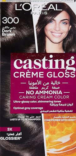 صبغة شعر كاستينغ كريم جلوس من لوريال باريس - 300 بني داكن