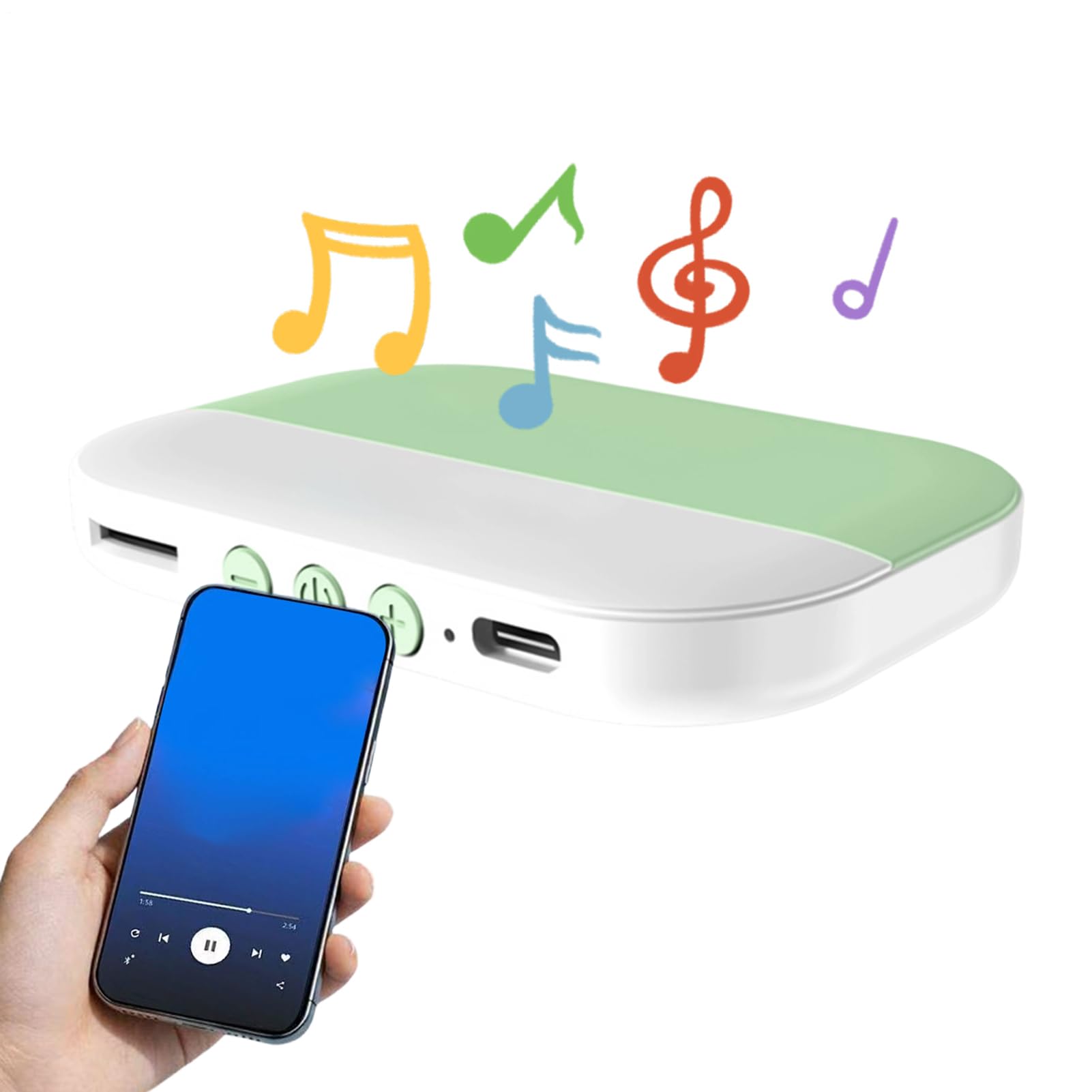 Altavoces de Almohada para Dormir Auriculares Inalámbricos | Altavoces de Almohada Ultrafinos para Dormir para Cama, Dormitorio, Mesilla, Hogar, Hotel, Camping, Viajeros, Profesionales