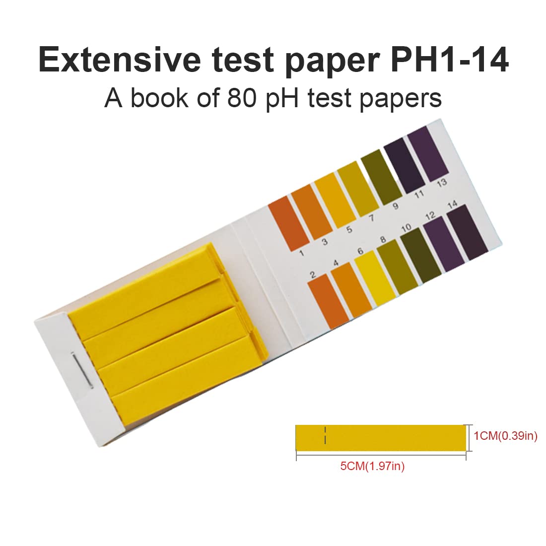 2 Rollen PH-Teststreifen – 5 M Pro Rolle, Bereich 1–14, Mit Methylrot, Bromkresolgrün & Thymolblau, Für Wasser & Labor