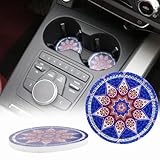 SHENGYAWAUTO Car Interior Accessories Cup Holder,Anti Slip Cup Mat Insert for All Brands of Cars 2 P