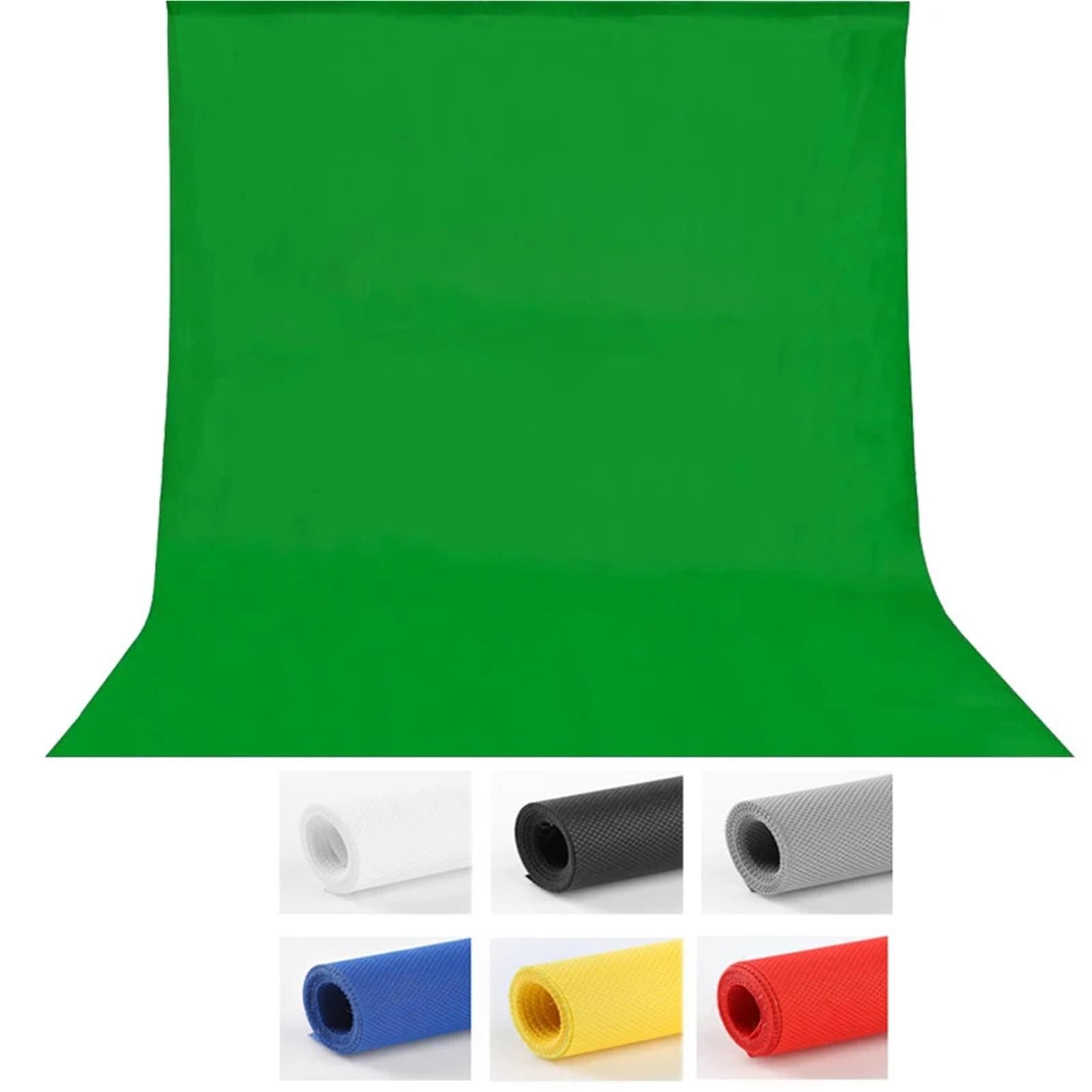 Girone Sfondi Fotografici Sfondo in tessuto non tessuto for studio fotografico 3x1,6 m, sfondo verde for studio fotografico(RED)