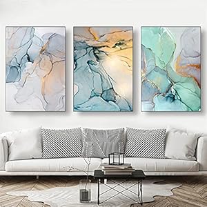 Grote abstracte kunst aan de muur Creatief patroon Nordic poster canvas schilderij muur foto geometrische home decor…