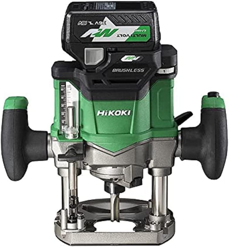 HiKOKI M3612DAJPZ MultiVolt 18/36V 1/2" Cordless Router - with 1 x 2.5Ah Batteries
