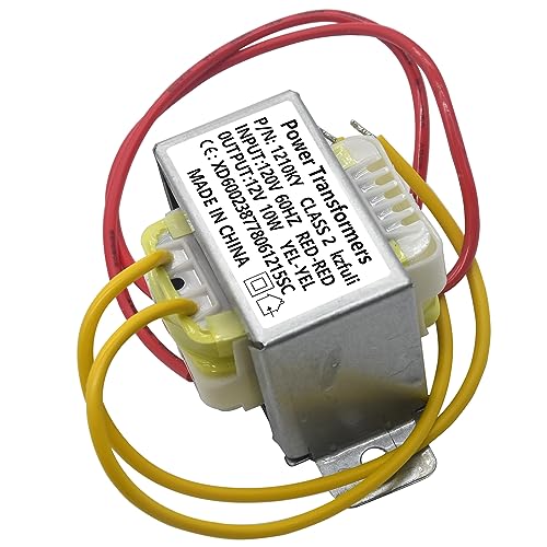 12v10w acac power transformer input 120v60hz single-phase transformer applicable to motorhome electric fireplace instrument small power k-001 led light strip lndustrial control etc