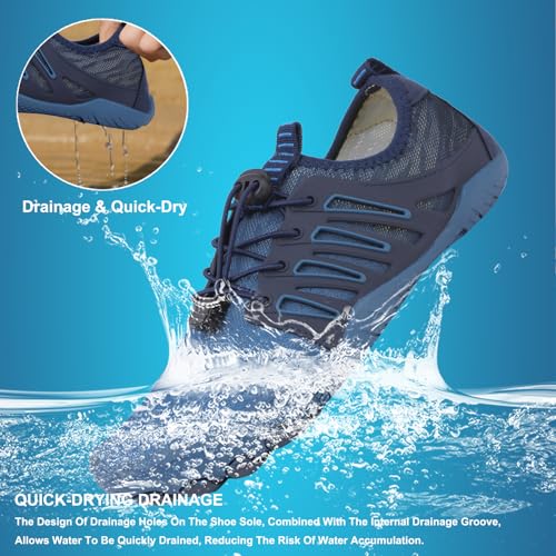 Image of Hike Barefoot Shoes Womens Men,Unisex Barefoot Water Shoes Breathable, Anti-Slip Hiking Footwear for Athletic Wide Toe Shoe Footwear for Hiking, Walking, Running, Yoga, and Water Sports