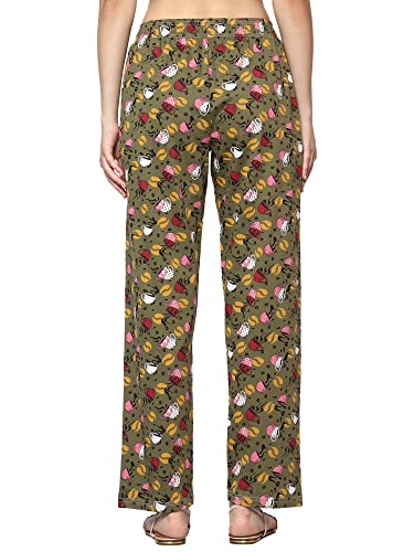 Image of Womens 100% Cotton Loungwear Pyjama Pant-pack of 1