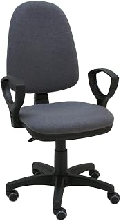 La Silla de Claudia - Silla Oficina Torino | Silla ergonomica Giratoria y Ajustable con Soporte Lumbar | La Mejor Silla ergonomica Escritorio con Ruedas Parquet | Gris Oscuro