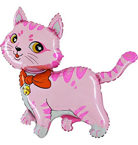 Ballonim® Katze pink ca. 80cm Luftballons Folienballon Party DekorationGeburtstag