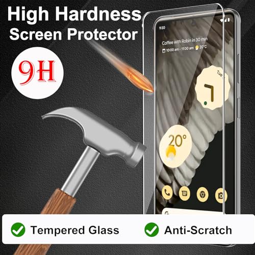 CONAPIKA Cover per Google Pixel 8 PRO con 3 Pezzi