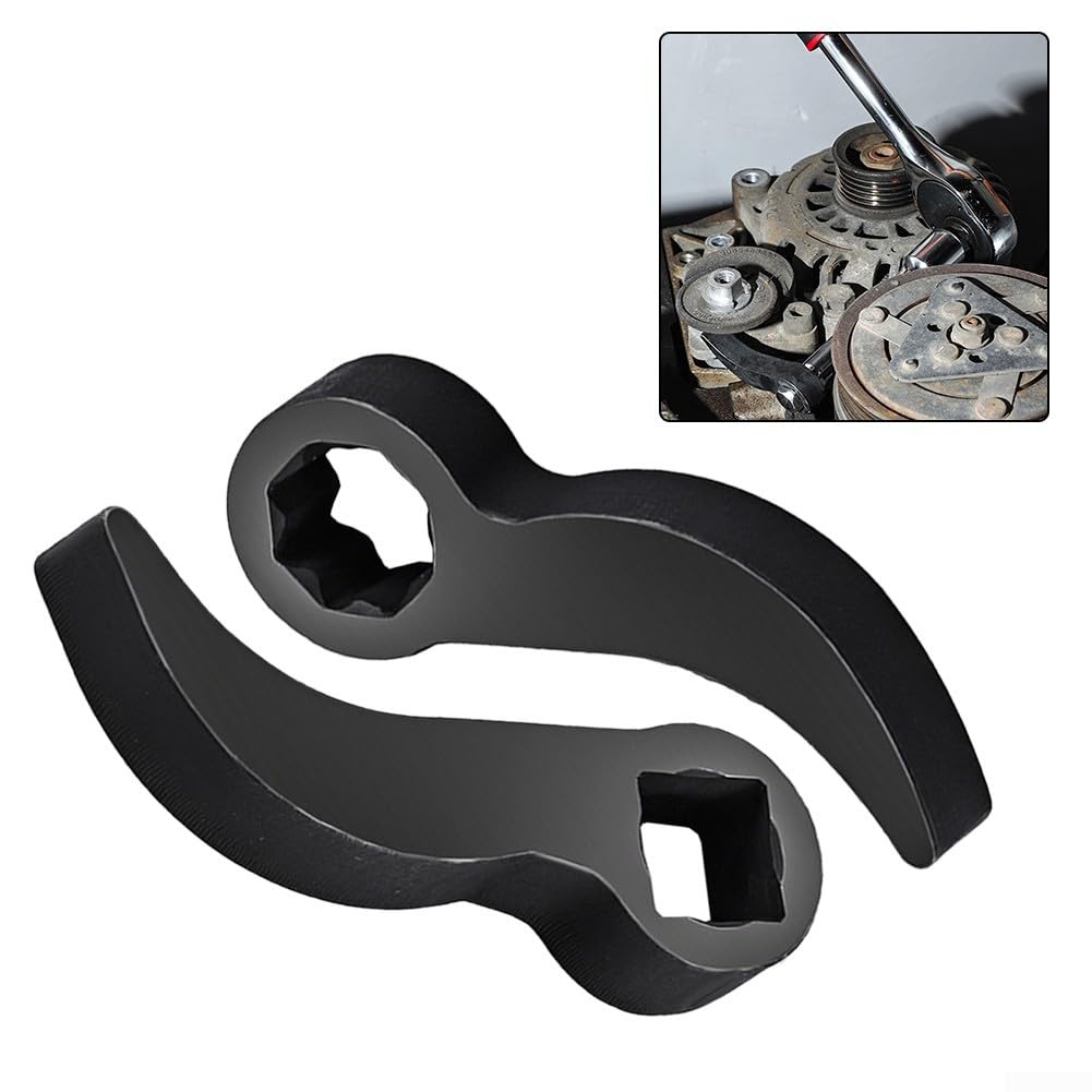 Oniissy Testa adattatore per barra di porco da 14 mm per strumento di riparazione auto con design a doppia interfaccia, testa adattatore a leva per manutenzione auto, 14 mm, per strumento di rimozione