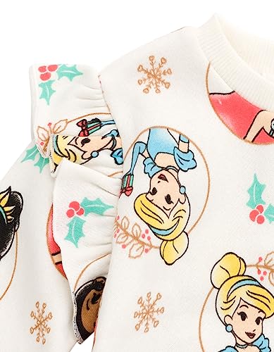 Image of Disney Girls Fleece Sweatshirt and Jogger Pants Outfit Set Newborn to Big Kid Sizes (Newborn - 14-16)