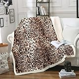 Couverture Sherpa Taille - Couverture chaude hiver 120x200 cm, Grâce aux différentes options de couleurs et de motifs, facile de décorer votre maison, mais constitue couverture de canapé, de voyage, de lit ou de sieste