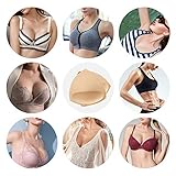 TopBine Removable Bra Pads Inserts Women's Comfy Sports Cups Bra Insert for BIkini Top Swimsuit (C/D Beige, C/D) - Image 7