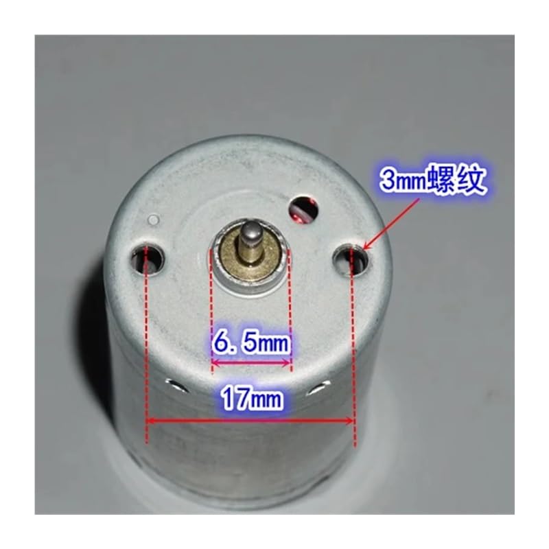 RK-370CA-26100 370 Electronic Starter DC 3V 5V 6V 10600RPM High Speed Carbon Brush 24mm DIY