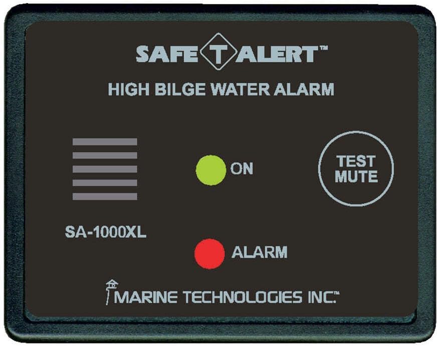 High Bilge Water Alarm - Surface Mount - Black