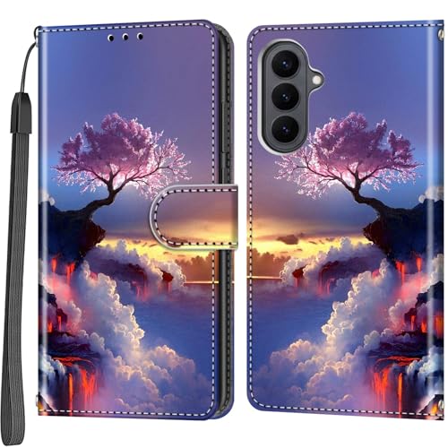 Étui portefeuille cuir Samsung S26 Plus protection clapet rabat paysage