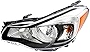 Gold Shrine For Subaru Impreza 2012-2013/XV Crosstrek 2013-2014 Headlight Lamp Halogen Driver Left Side