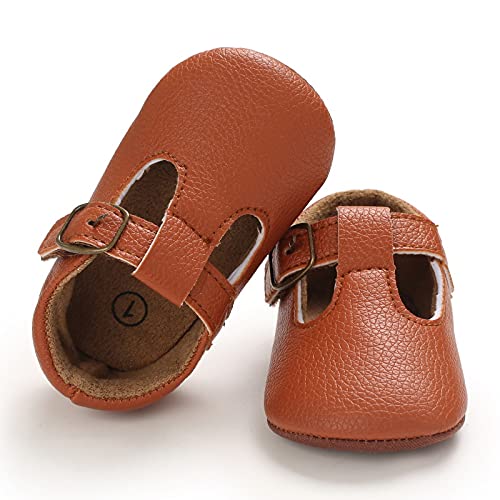 BigForest Infant Baby Eerste Wandelschoenen Jongens Meisjes Pu Anti-Slip Trainer Soft Rubber Sole Toddler First Walking… - Image 4