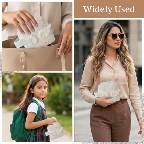 Image of MAYCREATE Y2K Small Pouches for Women Mini Cosmetic Bags Coin Pouches Set | Star Wings Compact Cute Mini Bags Ideal for Travel, Daily Storage, Womens Organized Carry, and Stylish Lightweight Use
