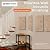 BUBOS 4 Pcs Decor Acoustic Panel 23.6x11.8" Self Adhesive Acoustic Wall Art