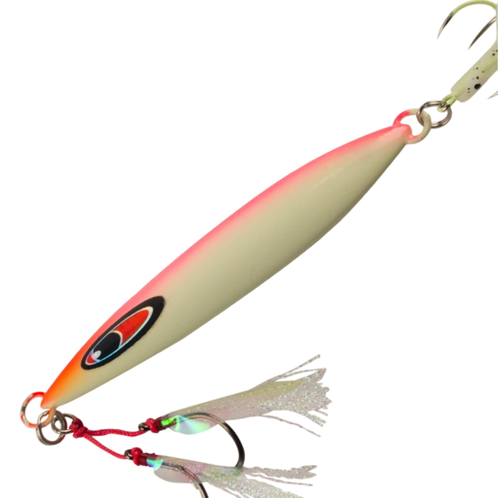 Tsophreniq Metal Jigs Spoon Fishing Lures Luminously Fishing Baits Artificial Lures Jigging Hook Spinner Baits Easy to Use Metal Jigs Spoon