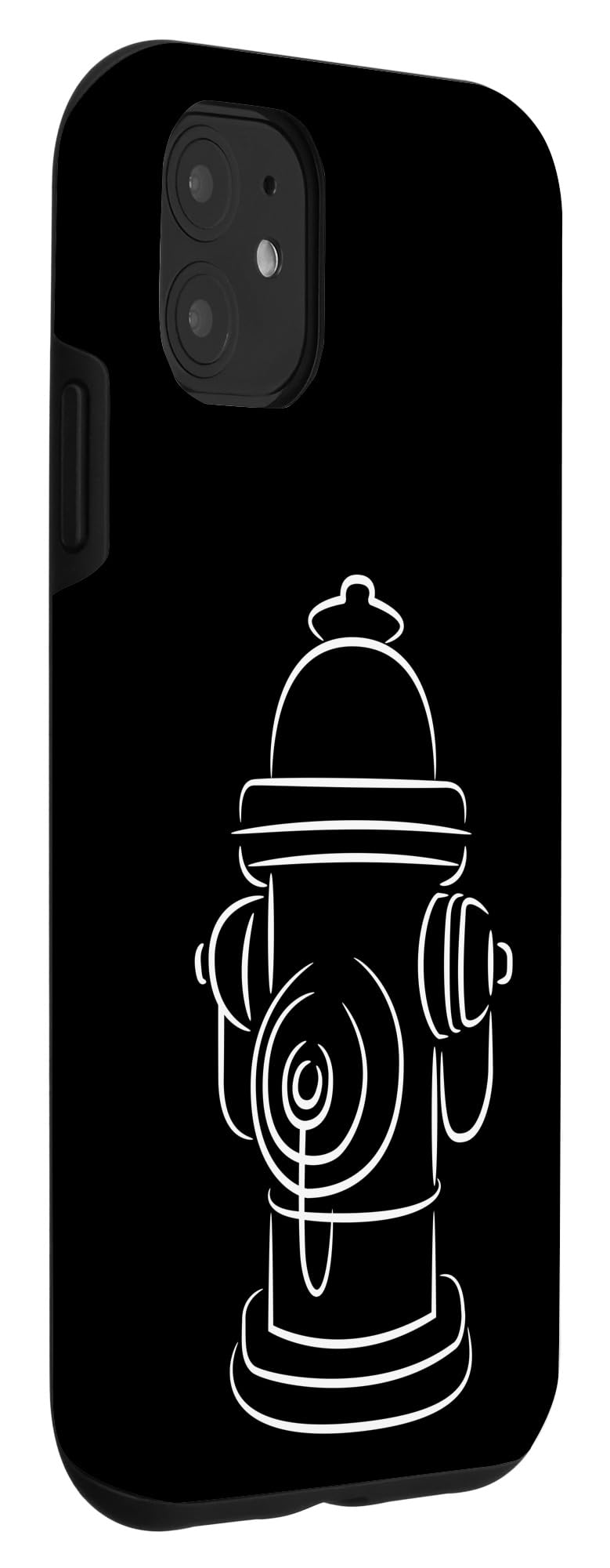 Fire Hydrant Drawing Volunteer Firefighter Fire Department Case for iPhone 11 - Image 3