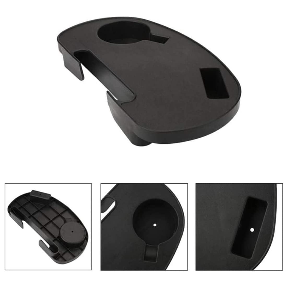 Bandeja para portavasos | Portavasos para Silla Bandeja para Silla de Playa de 2 Piezas. Taza para Escritorio con Dispositivo móvil